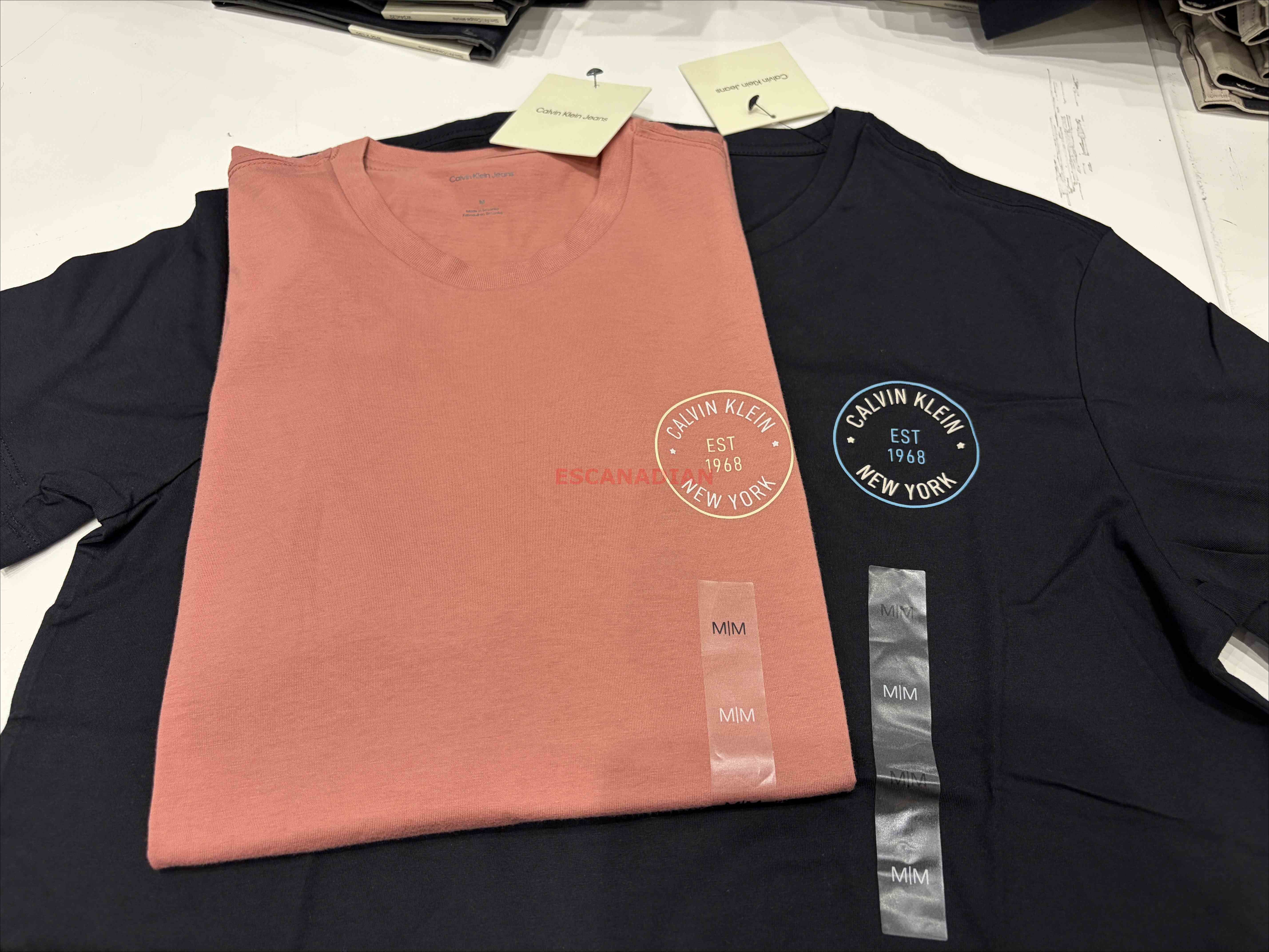 CK 男大人 正反圖案 短TEE (2色)