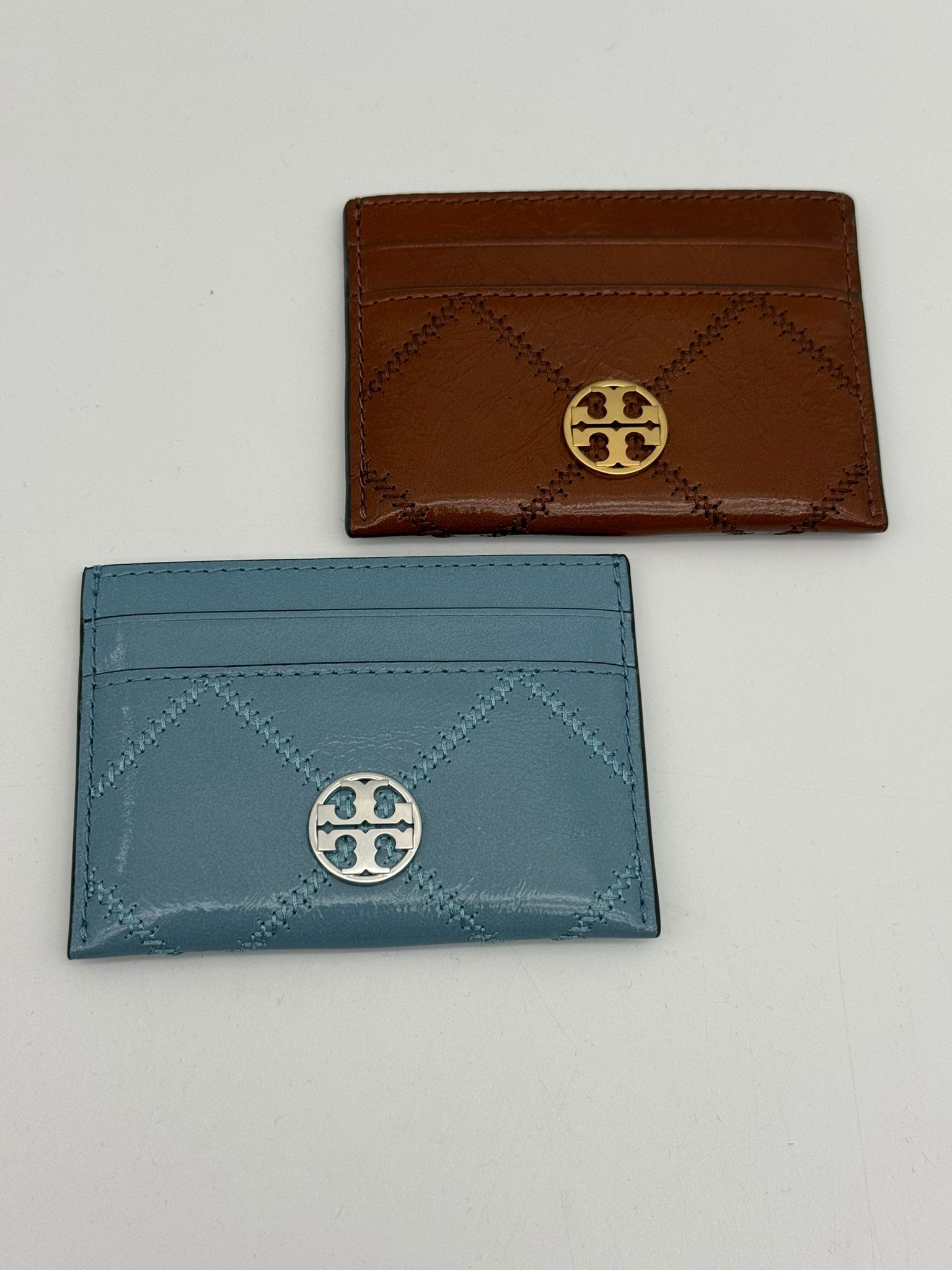 LYS01643 Tory Burch 十字LOGO菱格紋卡套