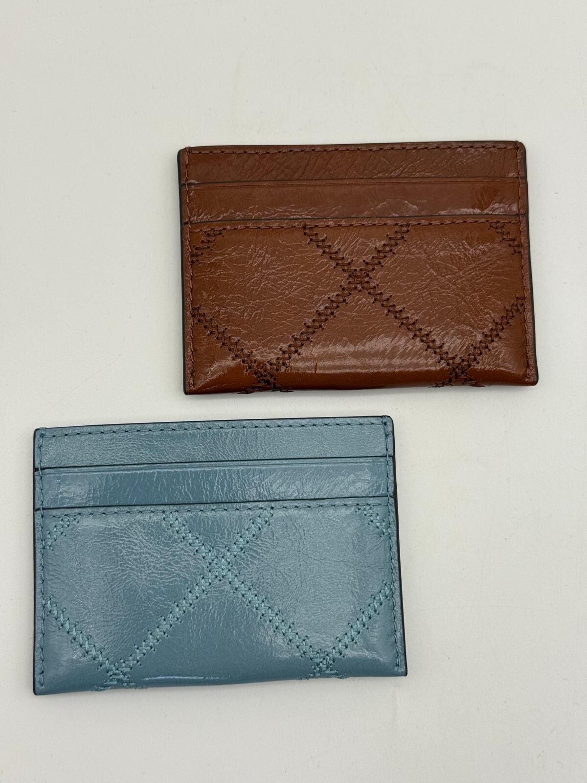 LYS01643 Tory Burch 十字LOGO菱格紋卡套