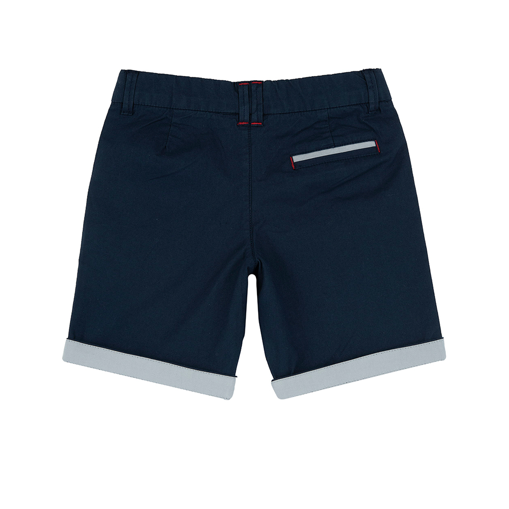 經典學院-棉質反折五分褲