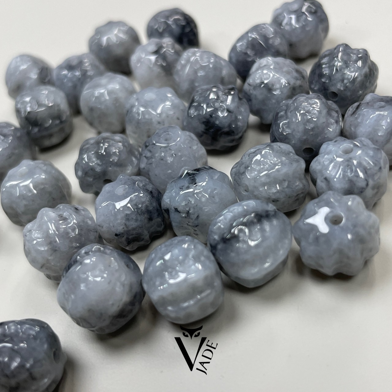 ｜糯冰種翡翠｜ 烏雞
