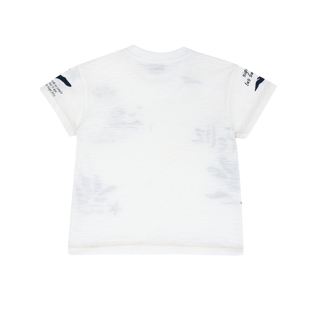 沙漠世界-滿版棕欖沙灘短袖上衣