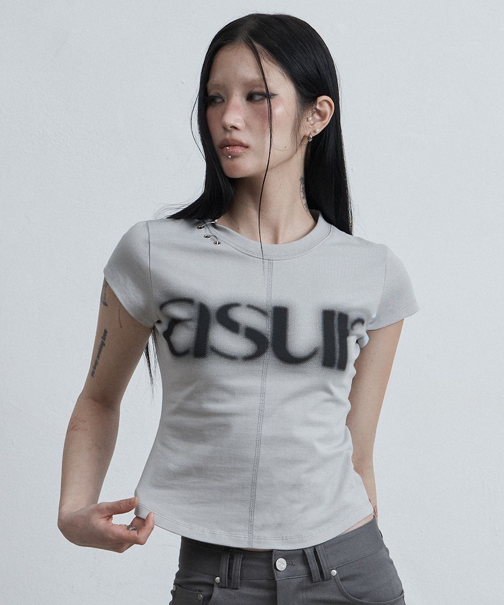 AS YOU ARE AU 鏤空蓋袖上衣 AS26SMTOP13GY