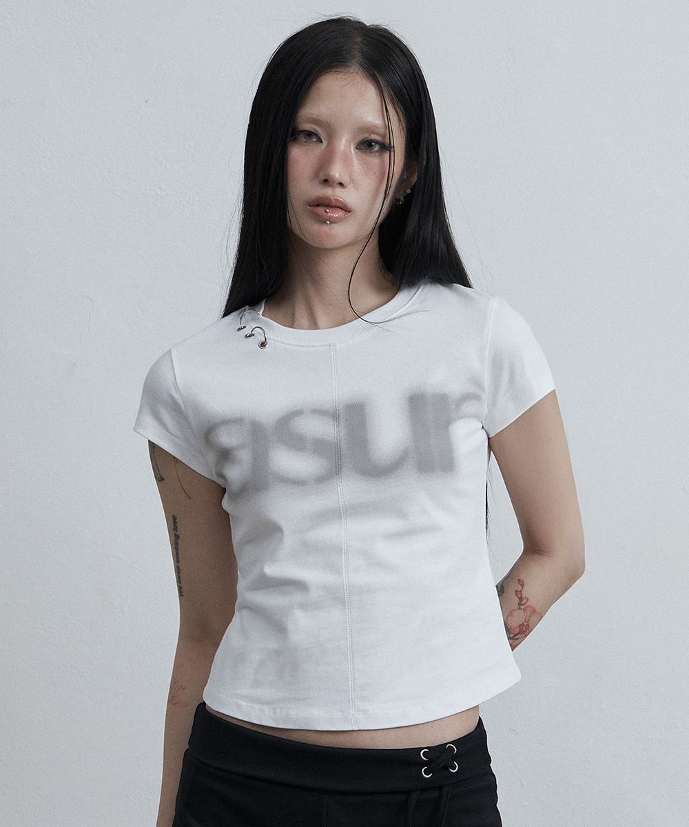 AS YOU ARE AU 鏤空蓋袖上衣 白色 AS26SMTOP13WH