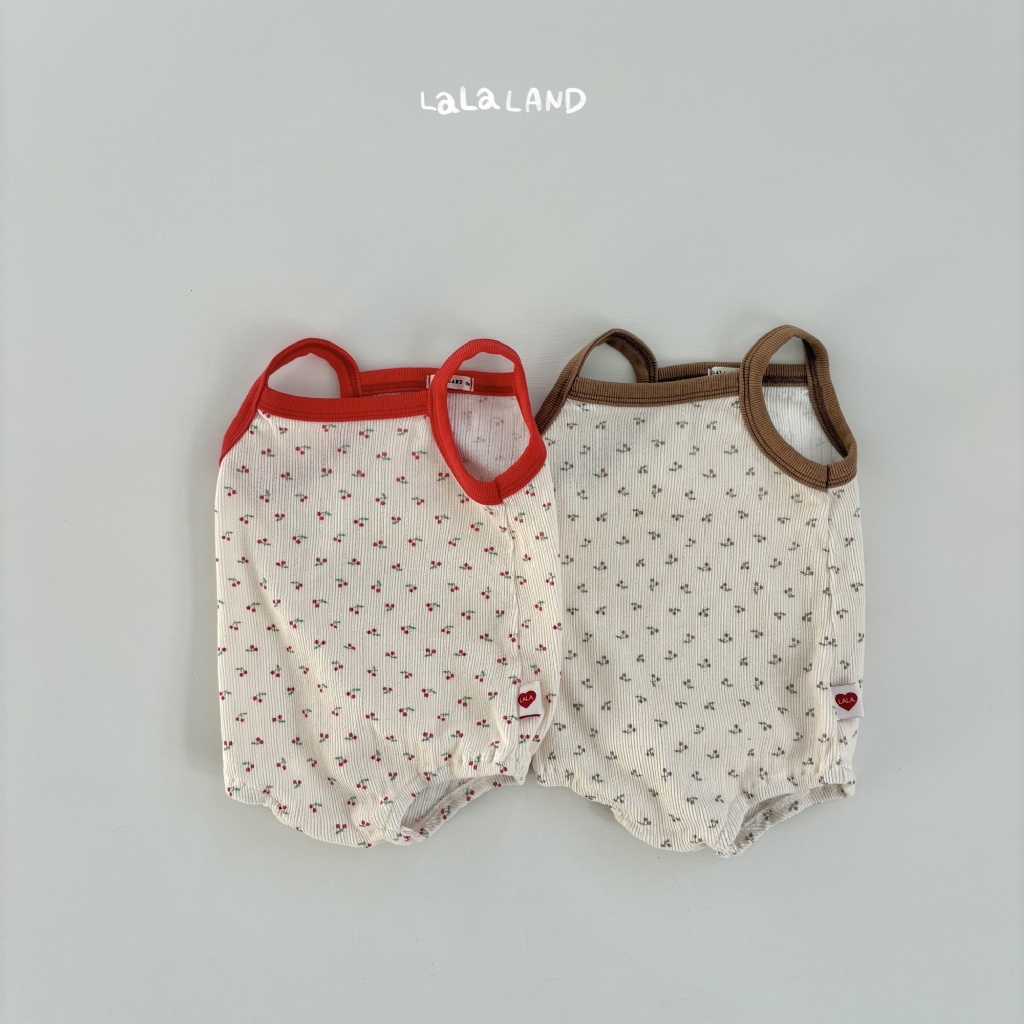 韓國🇰🇷LALA LAND 櫻桃吊帶包屁衣(6M-18M)