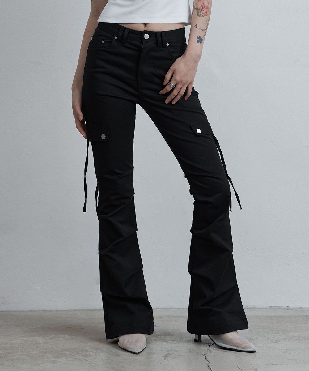 AS YOU ARE 側摺靴型褲 AS26SMPT05BK