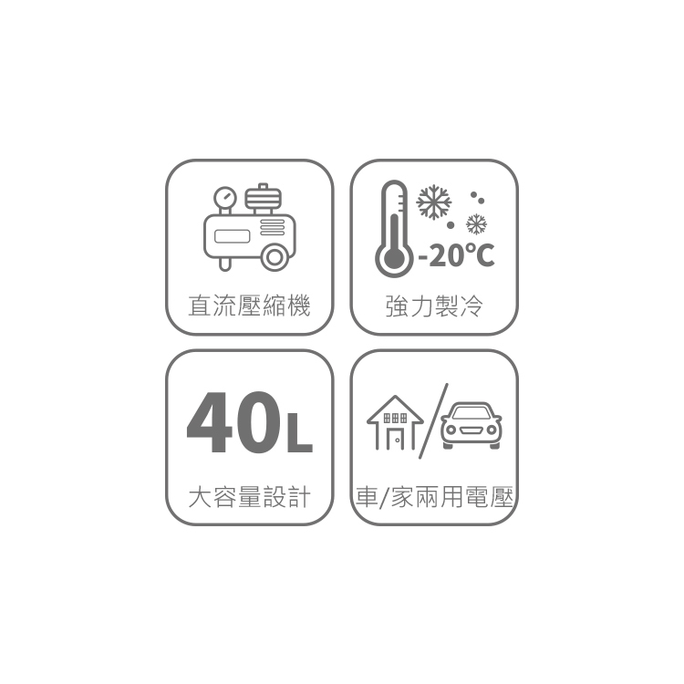 HSL400 40L拉桿式溫控車載冰箱