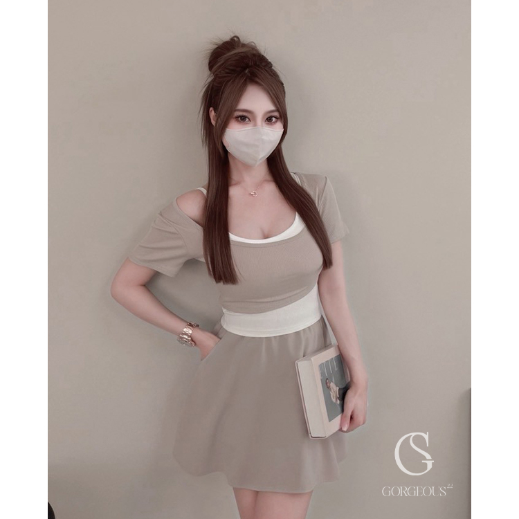 G2025 「1+1極彈真兩件BRA TEE」