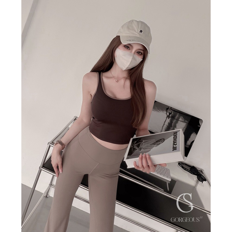 LE034 「Air Yoga'拼色BRA TOP」