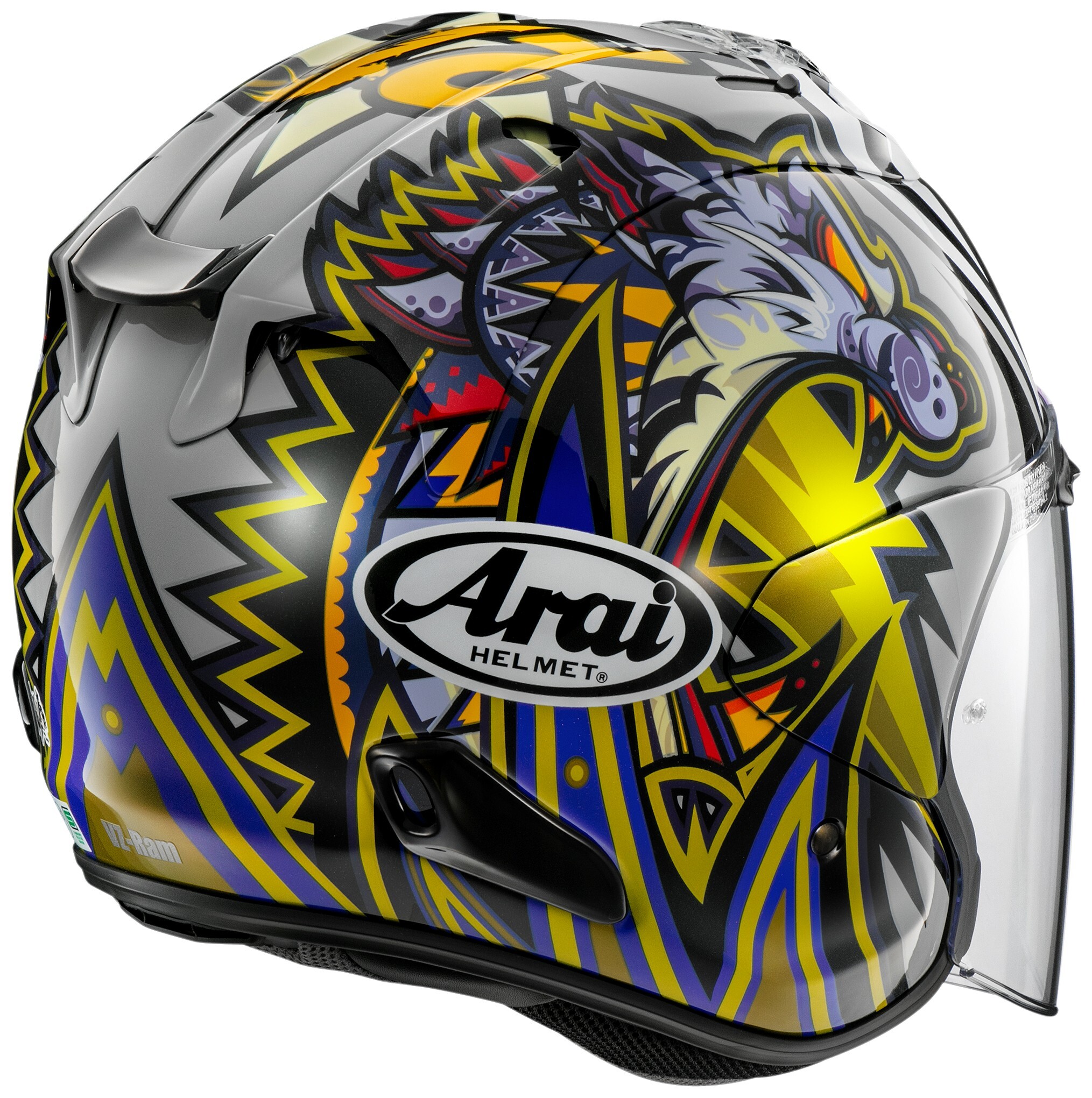 ARAI VZ-RAM NAKASUGA 4 中須賀克行 3/4罩