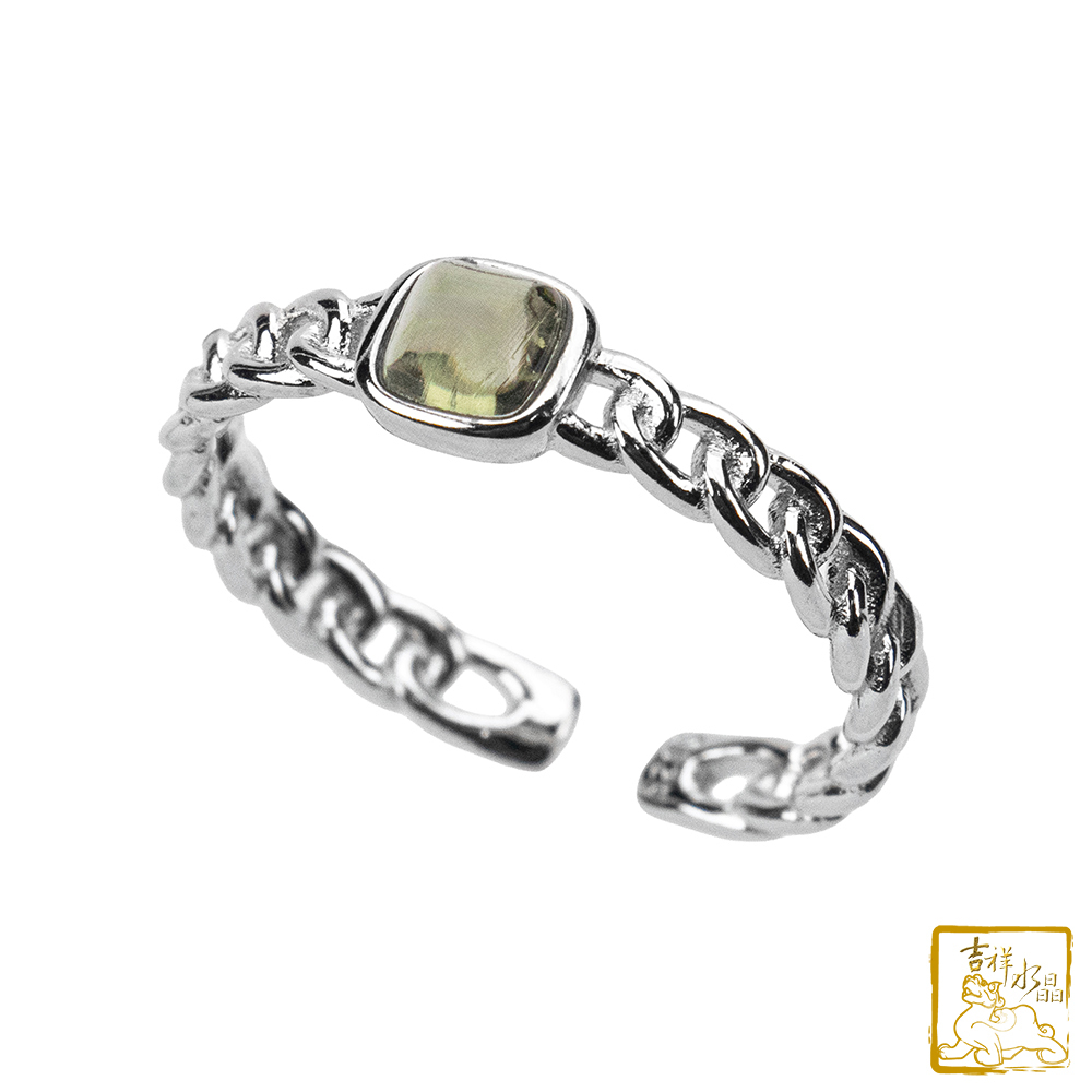 莫爾道玻隕石-捷克隕石戒指 好運氣