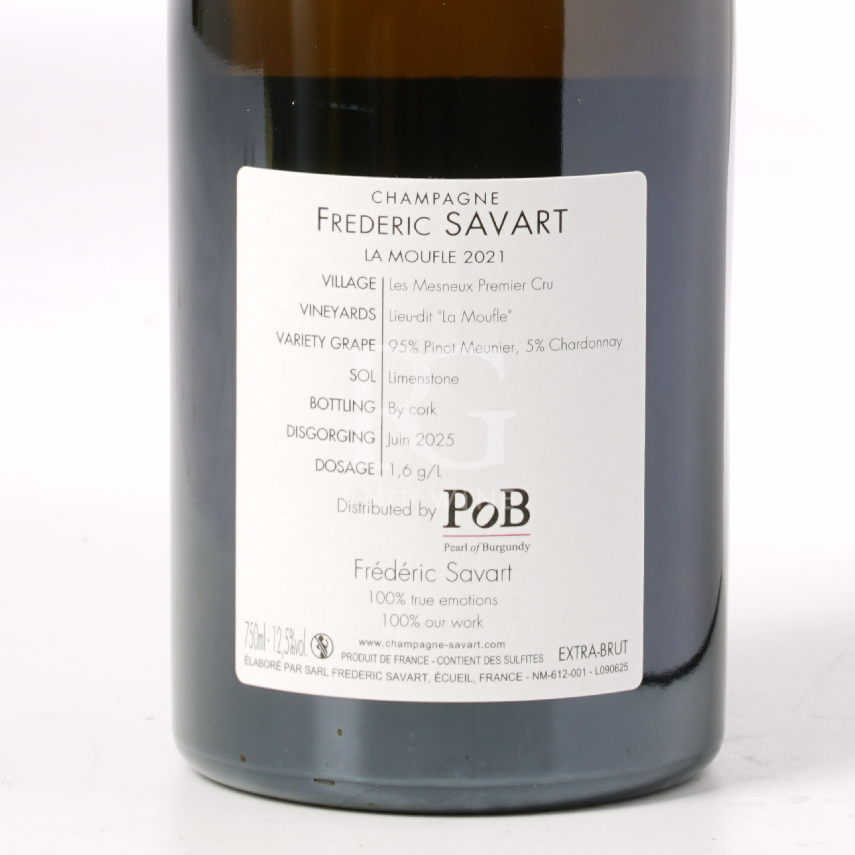 Frederic Savart La Moufle Les Mesneux 1er Cru Extra Brut 2021