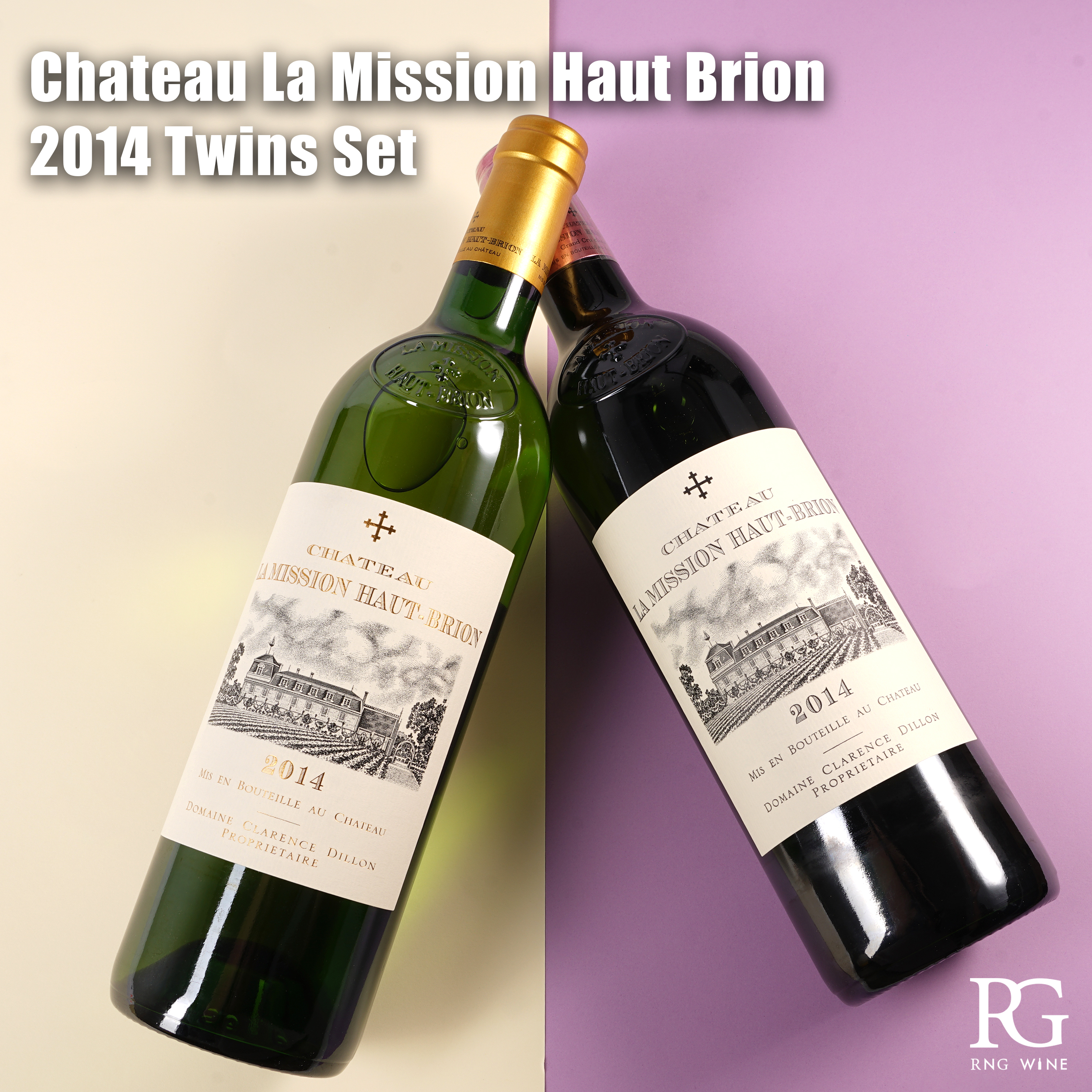 Chateau La Mission Haut Brion 2014 Twins Set - 2 Bottles Pack