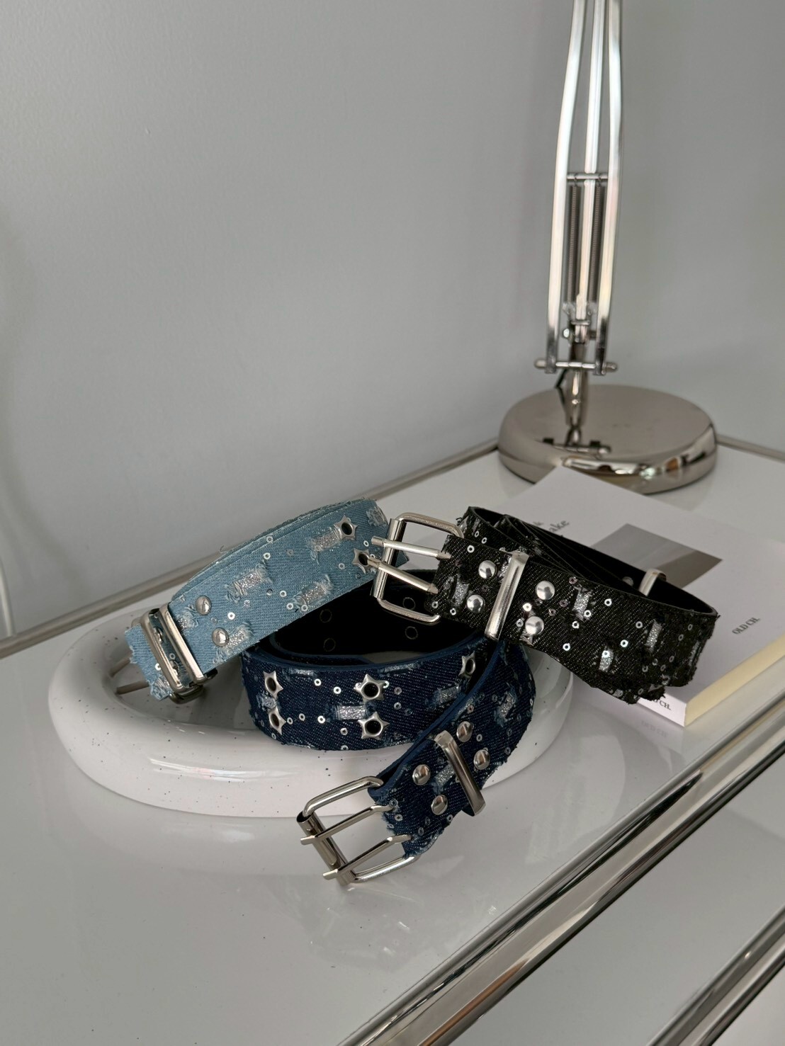 牛仔宣言 破壞感星星孔皮帶