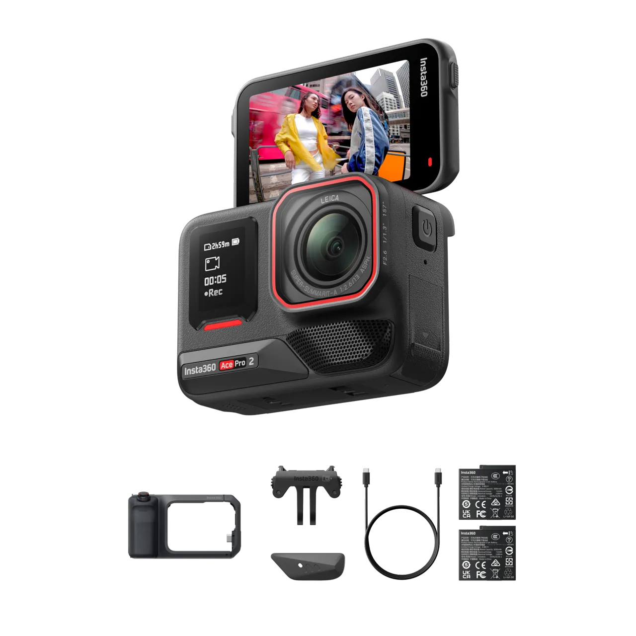 ※ Insta360 Ace Pro 2 運動相機 (街拍套裝/續航強化版)