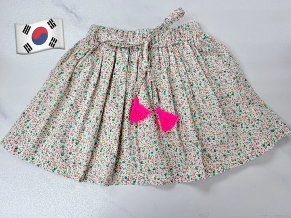 (現貨) 韓國🇰🇷純棉碎花短裙