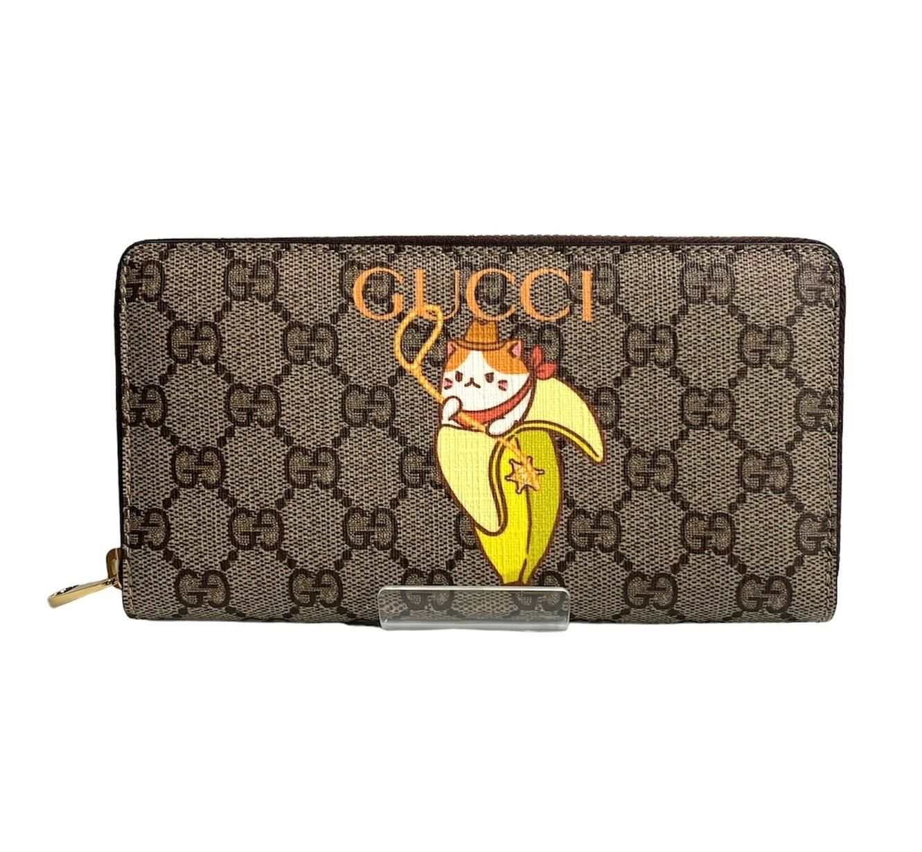 Gucci Bananya BNF 香蕉貓咪  聯乘款 701060 長錢包 Wallet
