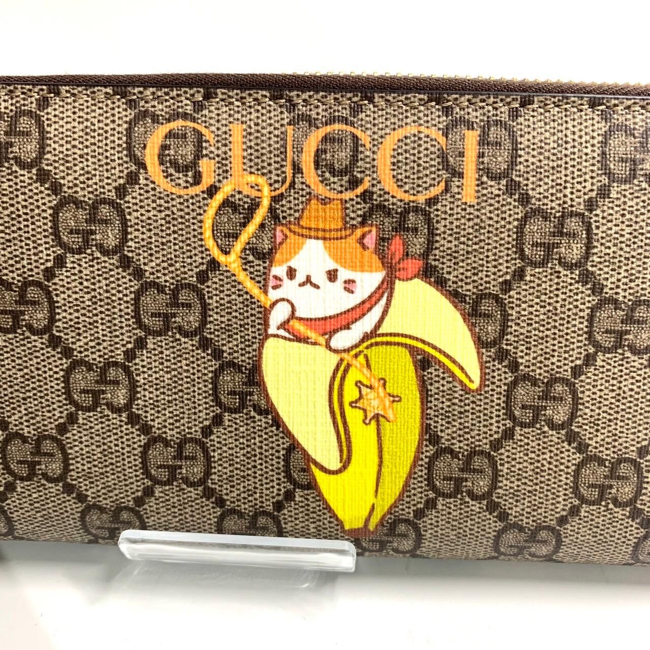 Gucci Bananya BNF 香蕉貓咪  聯乘款 701060 長錢包 Wallet
