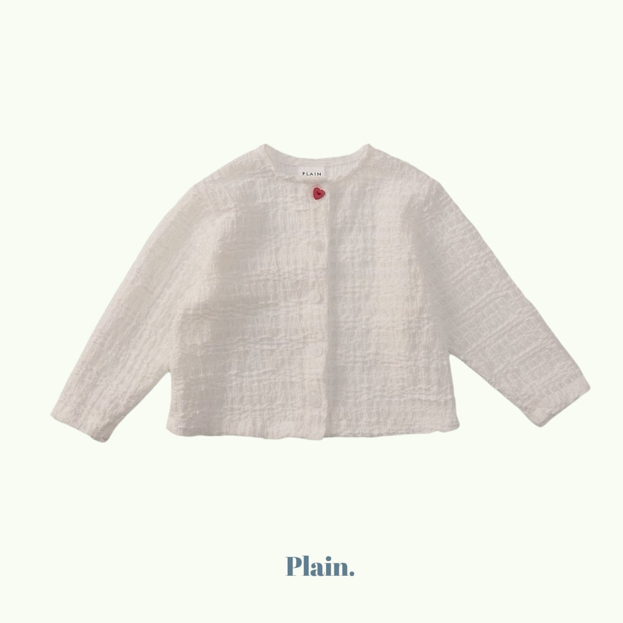 夏日愛心開襟衫