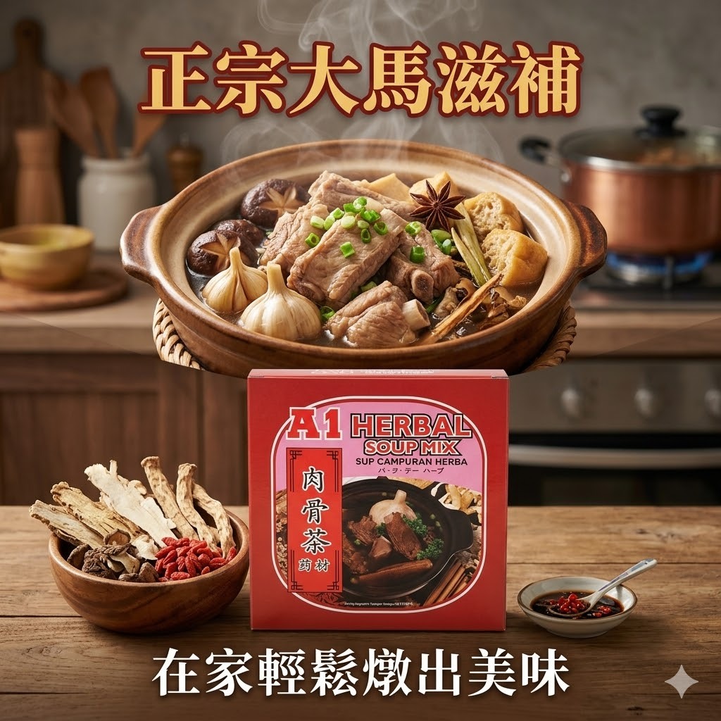 【直播】LX042706 A1 肉骨茶藥材包 (1套2包)