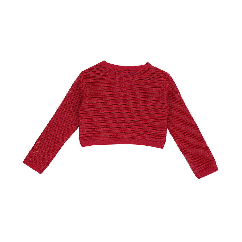 熱帶島嶼-提織短版針織外套