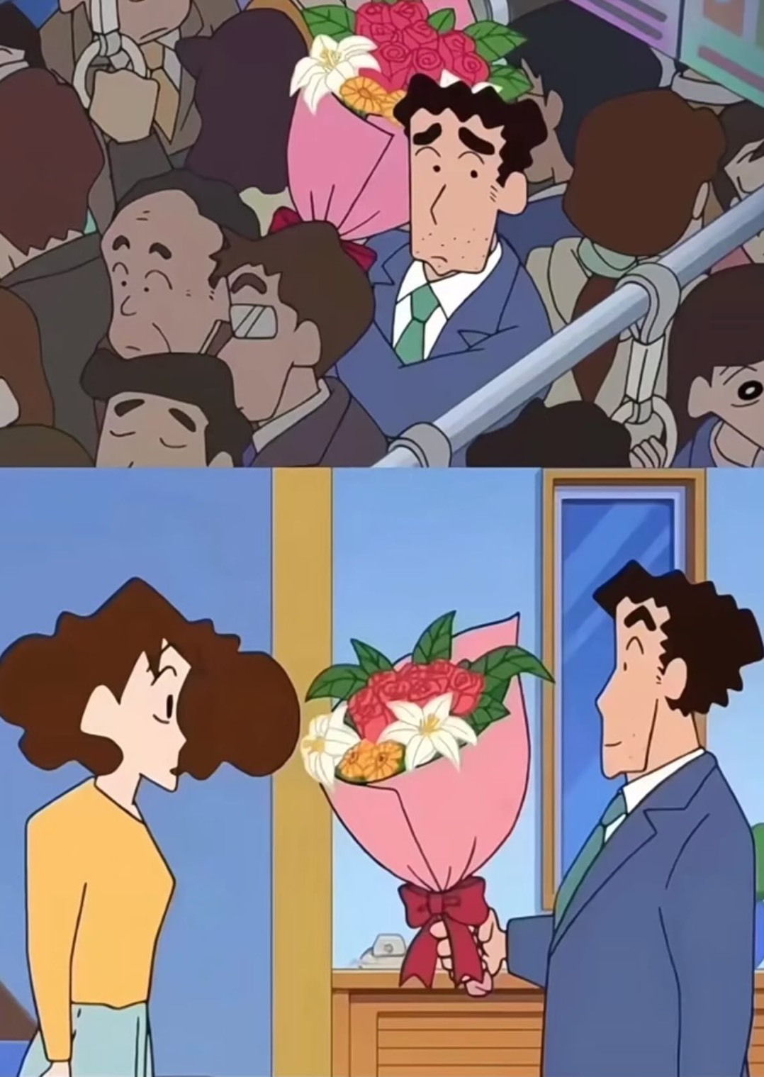日本正版 廣志送美伢的花生日禮物 玫瑰花束 情人節禮物