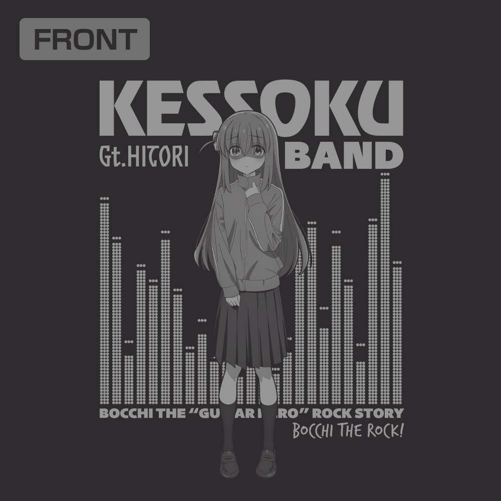 後藤ひとり 袖ﾘﾌﾞﾛﾝｸﾞｽﾘｰﾌﾞTｼｬﾂ/BLACK COSPA 051826