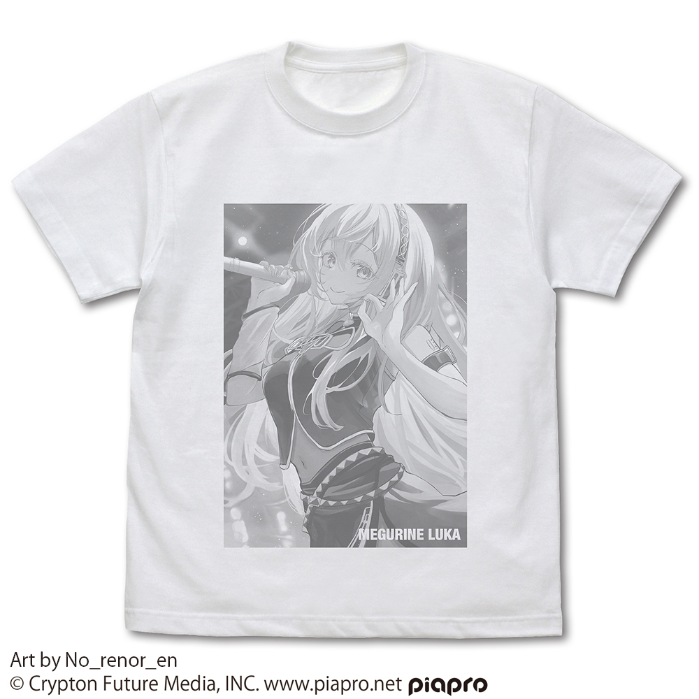 巡音ﾙｶ Tｼｬﾂ No_renor_en Ver./WHITE COSPA 051826