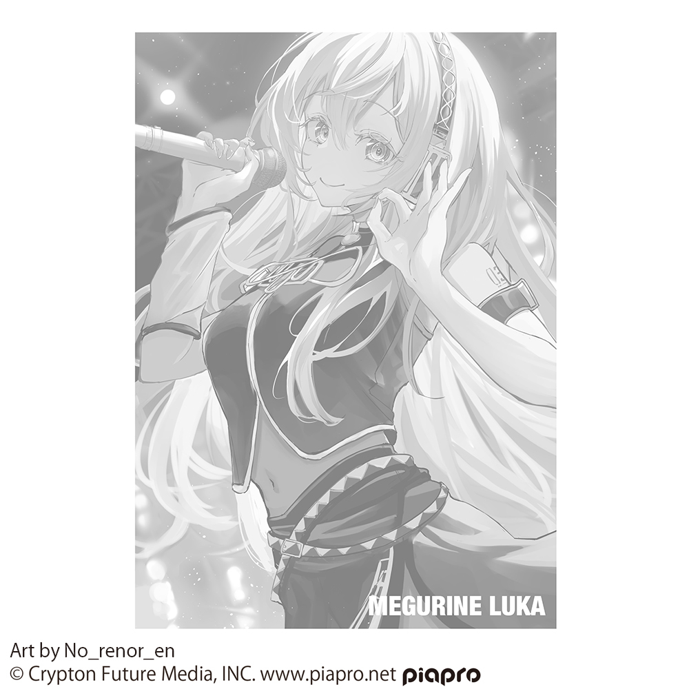 巡音ﾙｶ Tｼｬﾂ No_renor_en Ver./WHITE COSPA 051826