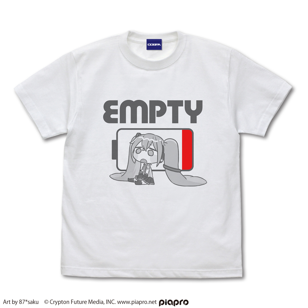 初音ﾐｸ Tｼｬﾂ 87*saku Ver./WHITE COSPA 051826