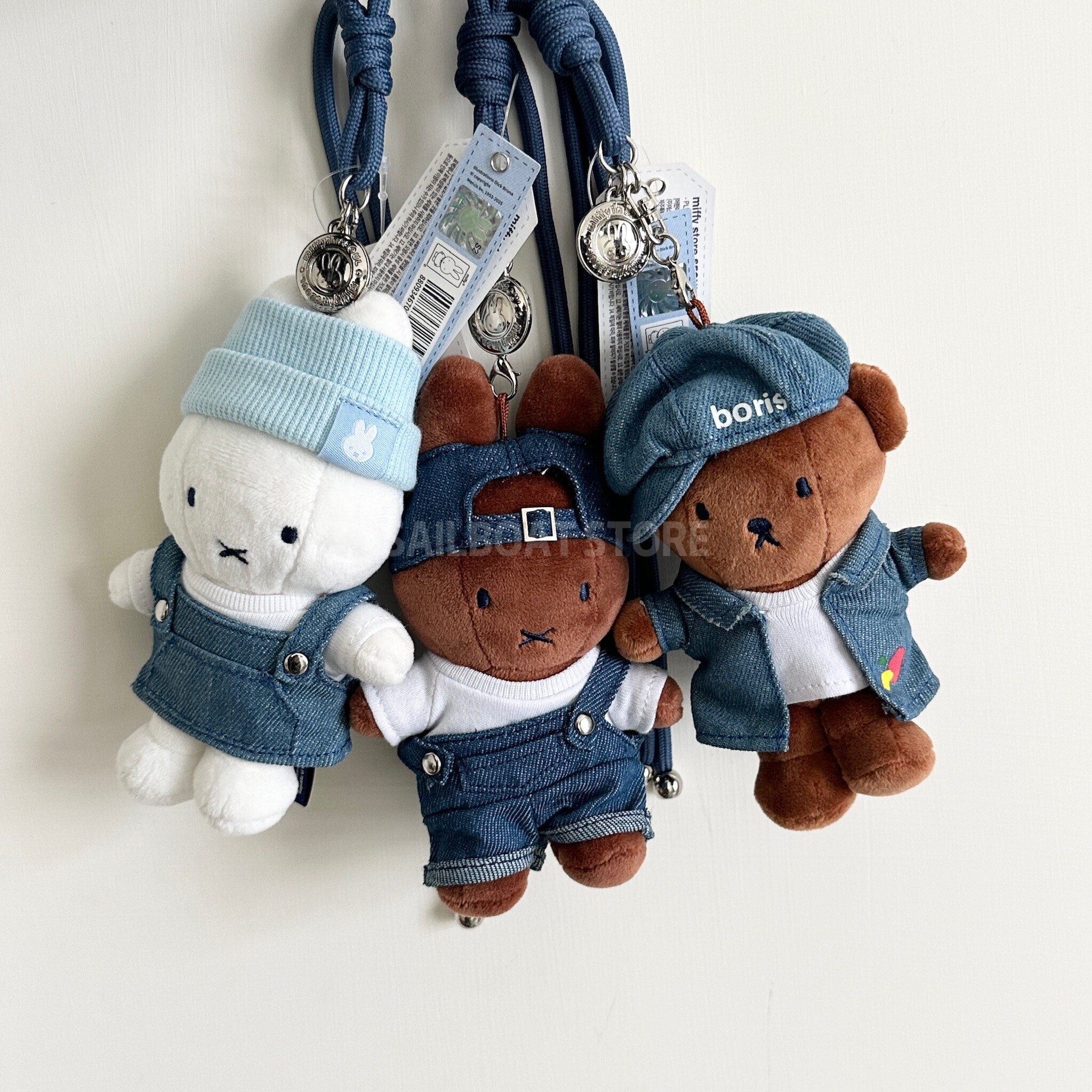 #預購 🇰🇷首爾限定 Miffy in Seoul 米菲兔 波里斯 丹寧系列 吊飾娃娃