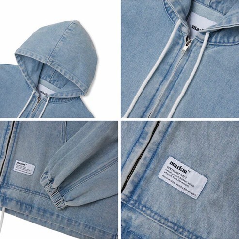 【預購】MARKM H042701 DEMIN 連帽衫-藍色