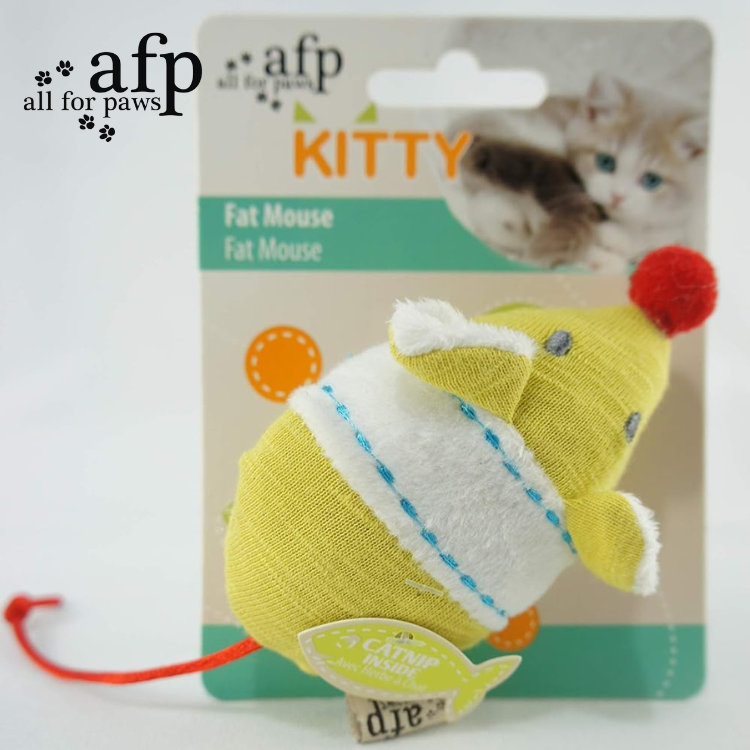 All For Paws 小肥鼠貓玩具