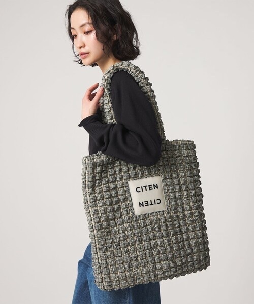 CITEN / Check Popcorn Tote