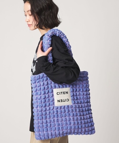 CITEN / Check Popcorn Tote