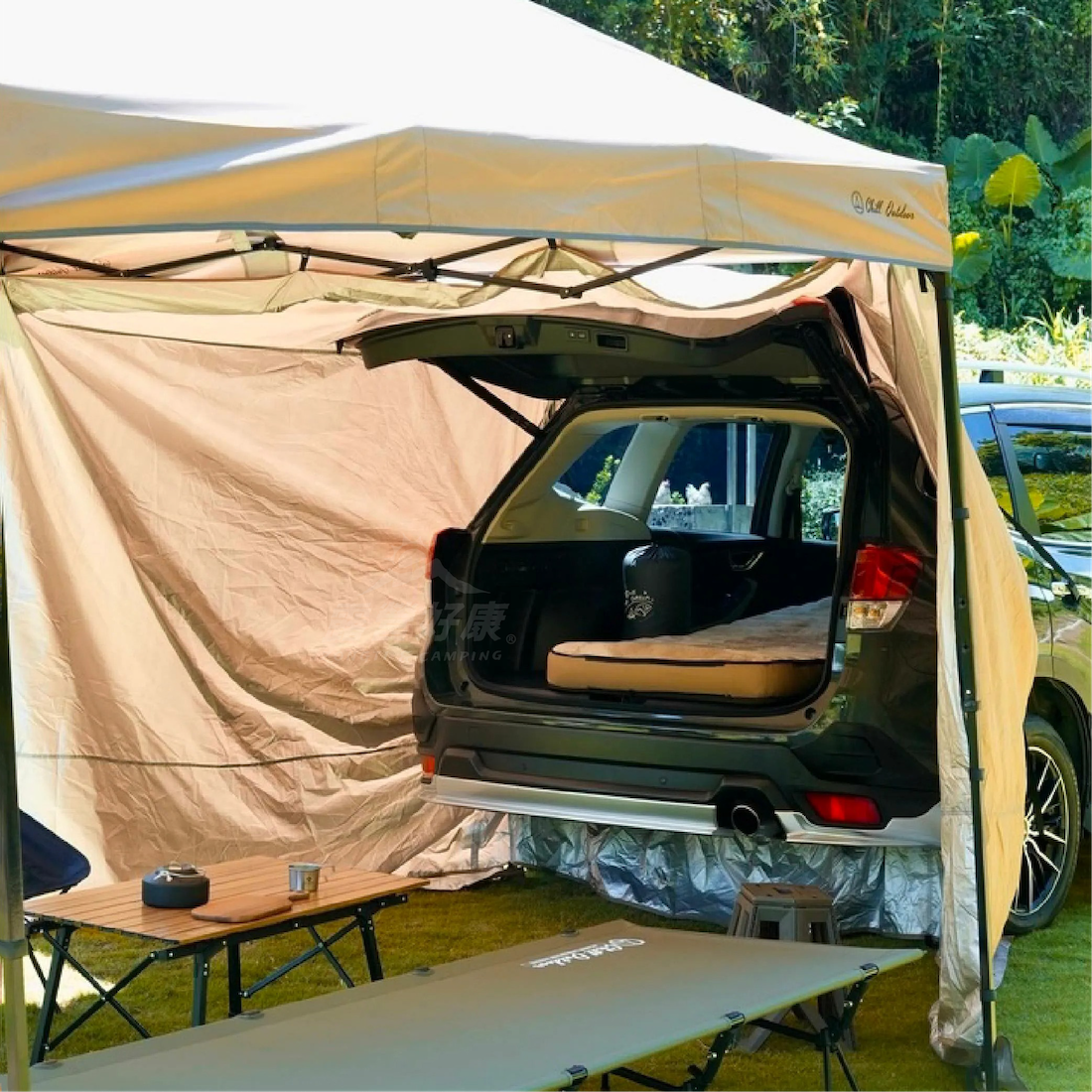 【Chill Outdoor】客廳帳車尾連結布