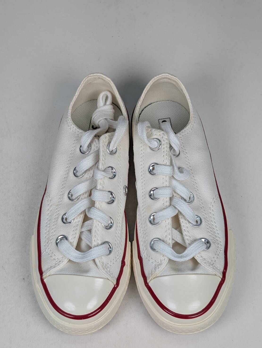 微瑕疵-368988C/19CM CONVERSE CHUCK 70 OX 低筒休閒鞋中大童白368988C