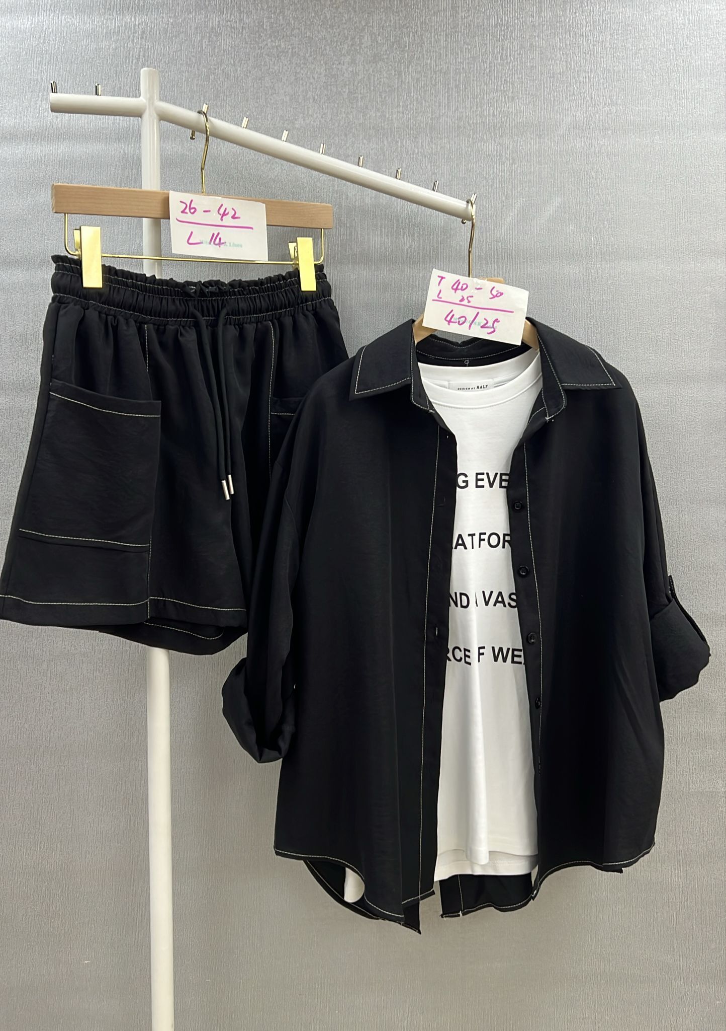 CH1405. 扣鈕恤套裝