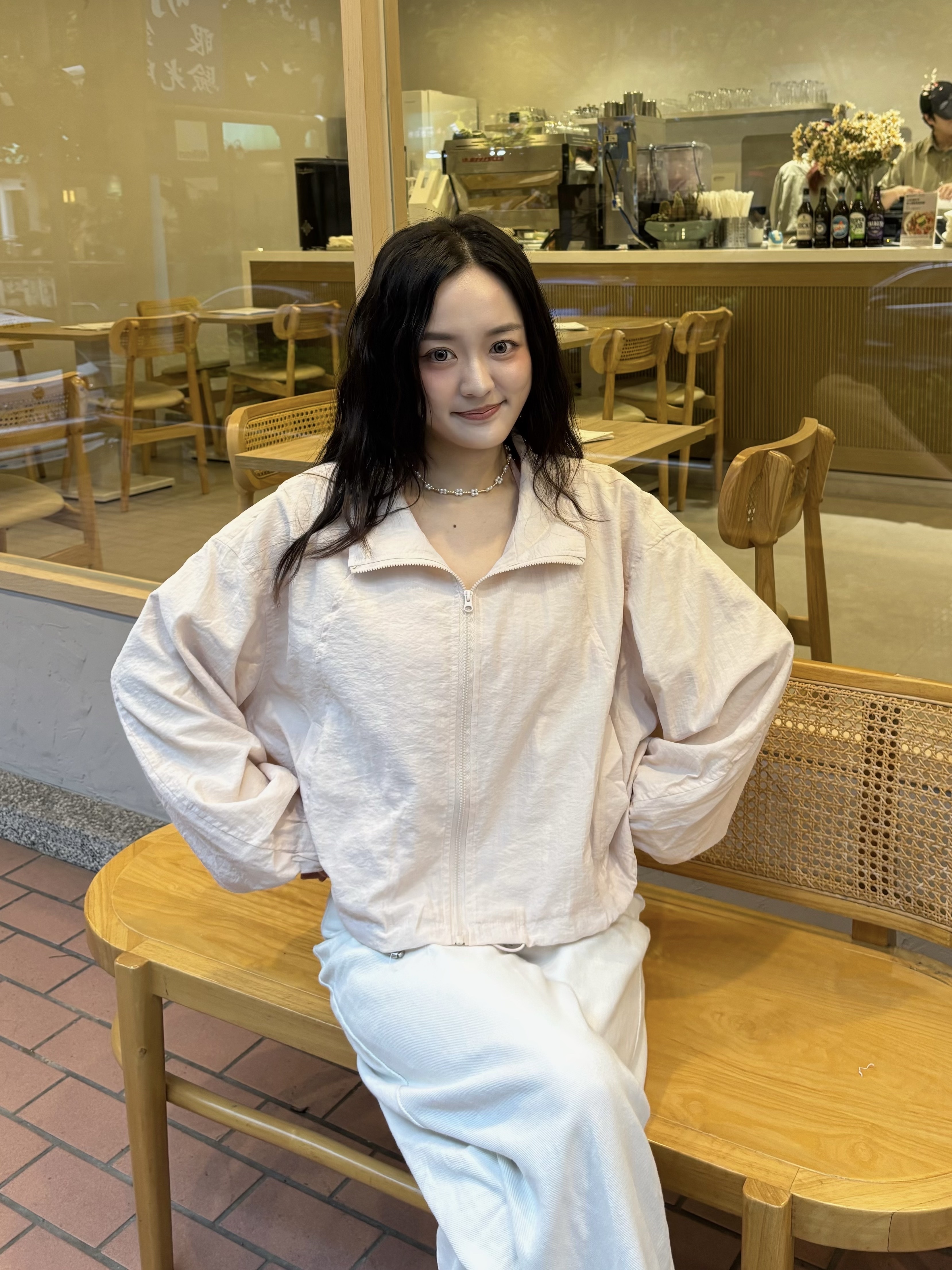 拉鍊風衣輕薄外套(2色)