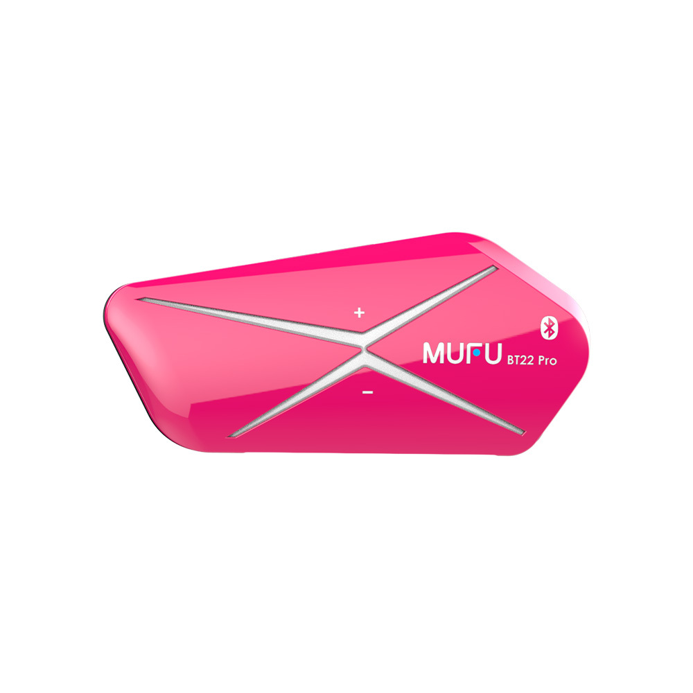 MUFU 安全帽藍牙耳機 BT22 Pro 酷炫機 | 流光粉