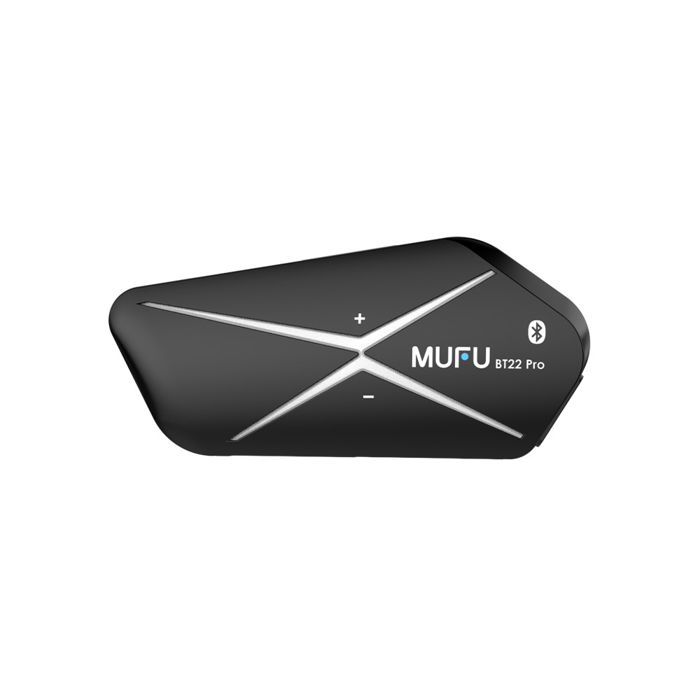 MUFU 安全帽藍牙耳機 BT22 Pro 酷炫機 | 消光黑