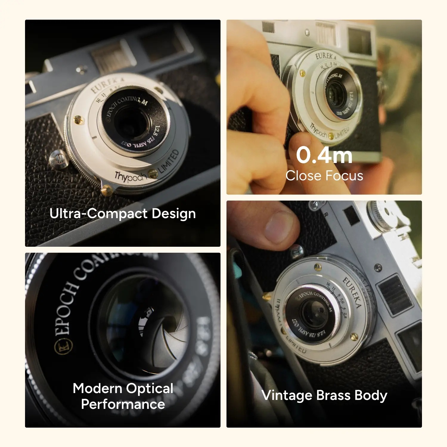 Thypoch Eureka 28mm f/2.8 M Mount Pancake Lens