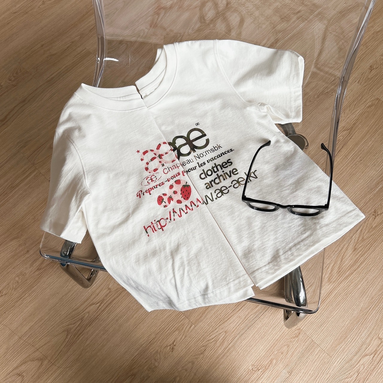 （現貨）韓牌 aeae WEB LOGO 短版 短T 特殊字體款 AE45SWTS002