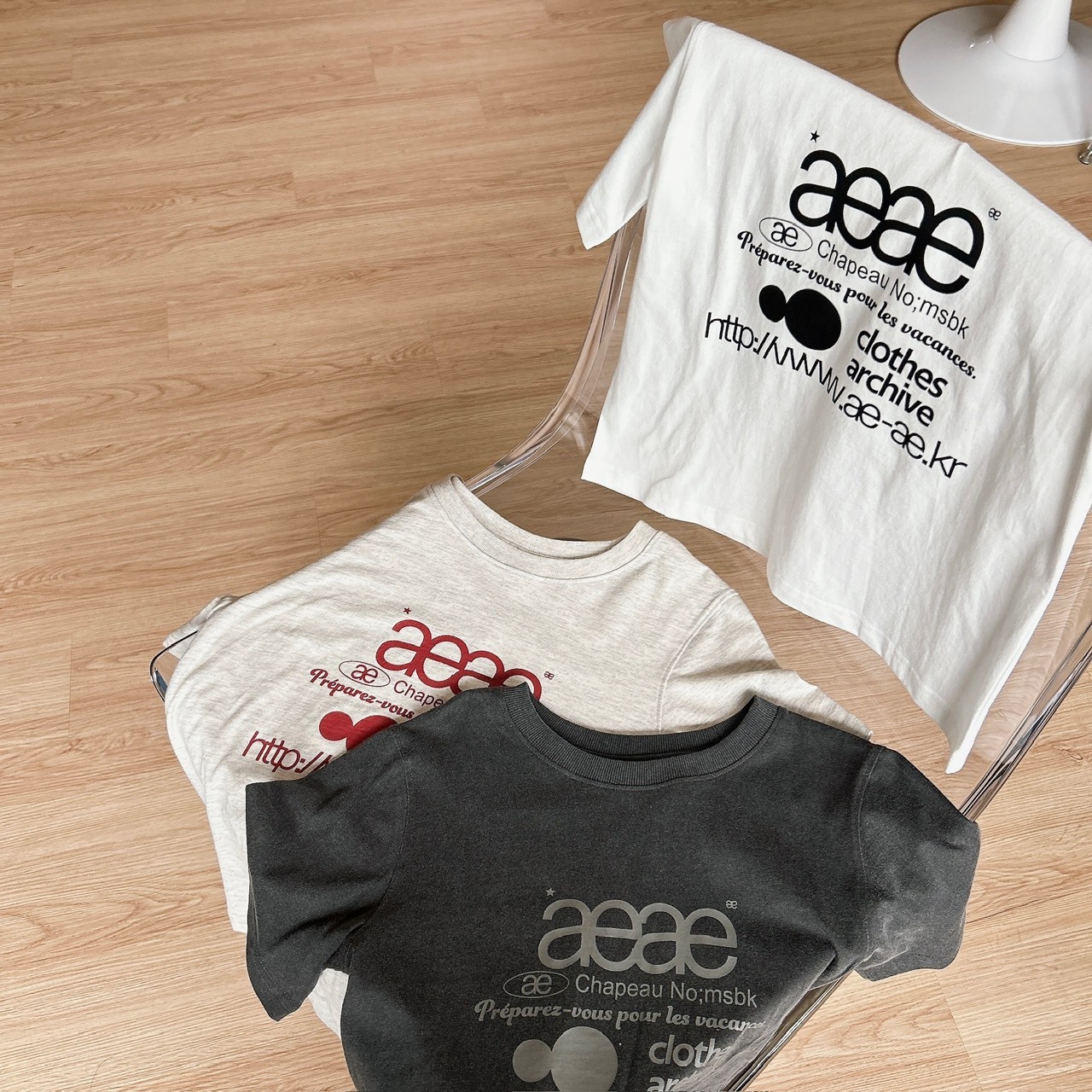（現貨）韓牌 aeae WEB LOGO 短版 短T 基本款 AE45SWTS001