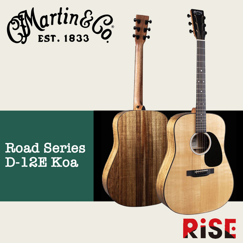Martin Road Series D-12E Koa 全單板 電木吉他 含原廠琴袋