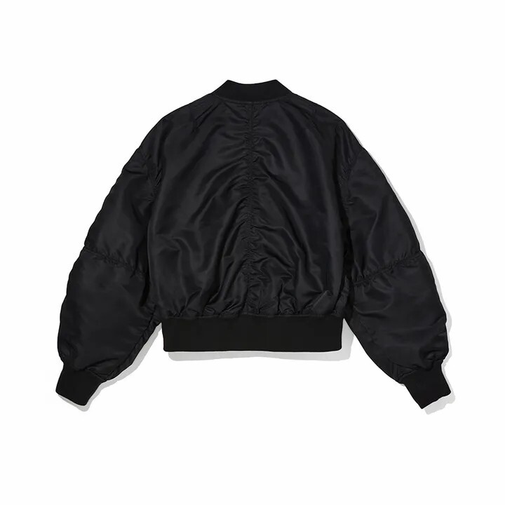 【預購】MARKM H042702 女裝尼龍飛行短款夾克