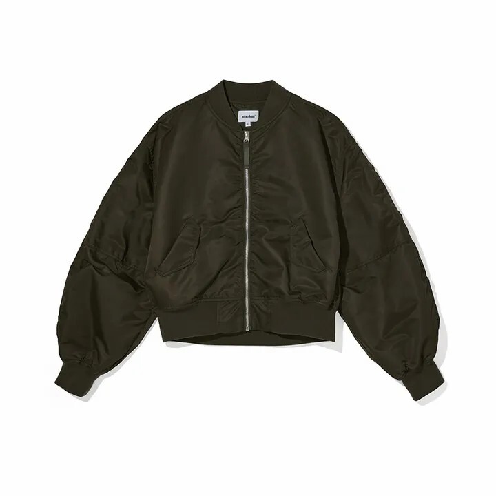 【預購】MARKM H042702 女裝尼龍飛行短款夾克