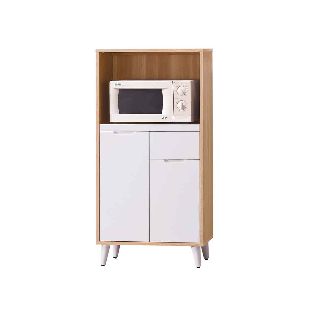 柏蒂家居-尹恩特北歐風2尺二門一抽收納餐櫃/電器櫃/碗盤櫃/置物矮櫃