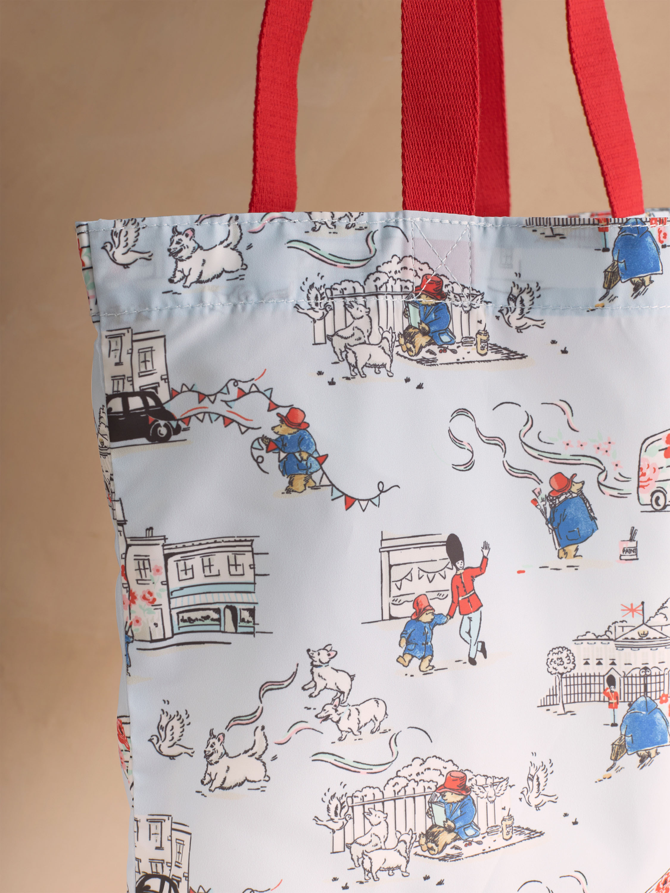 Paddington London Icons 釘釦式口袋摺疊購物袋