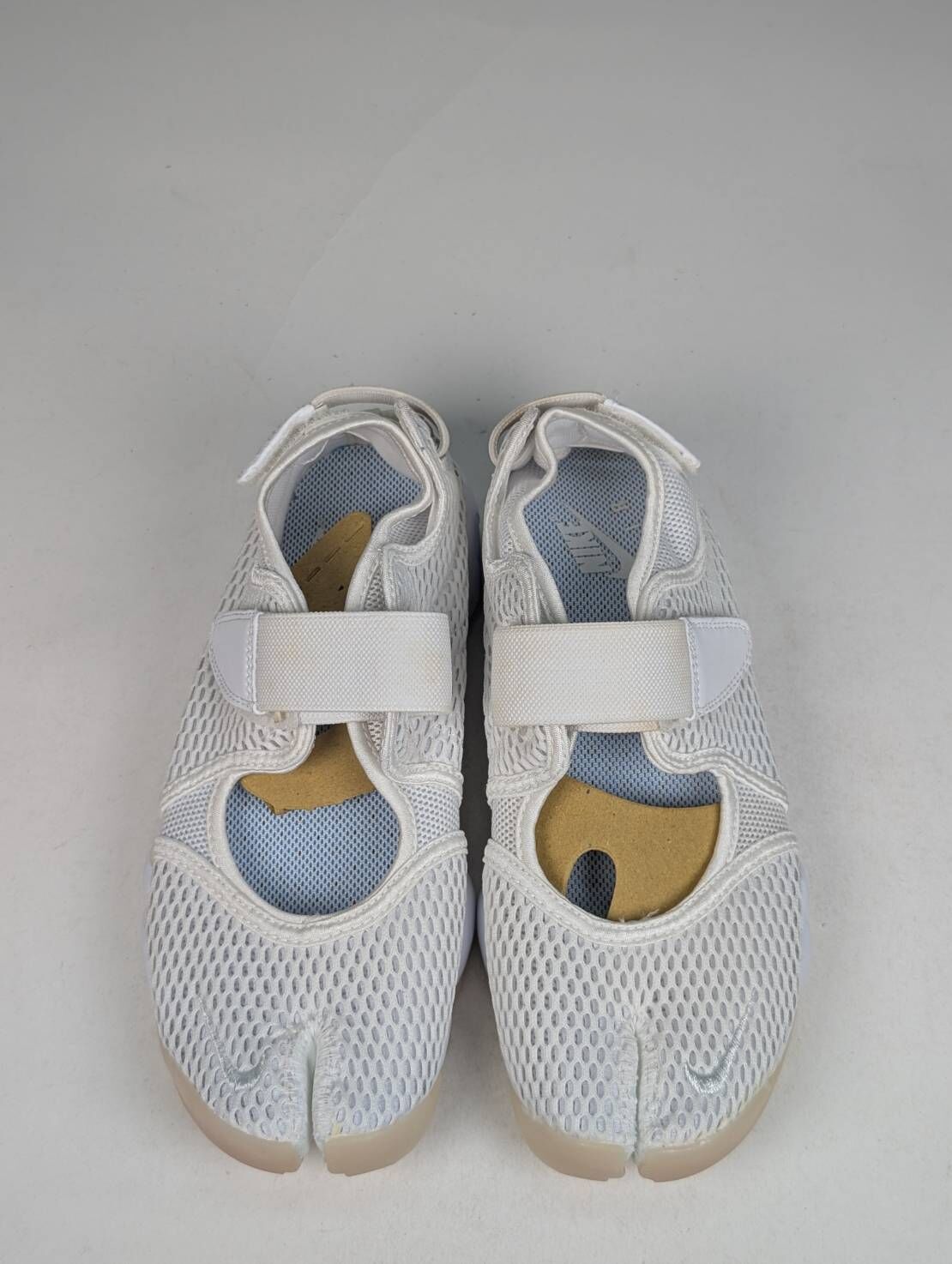 微瑕疵-左右腳鞋面鞋底泛黃 848386-100 W8 W NIKE AIR RIFT BR 忍者鞋 白色